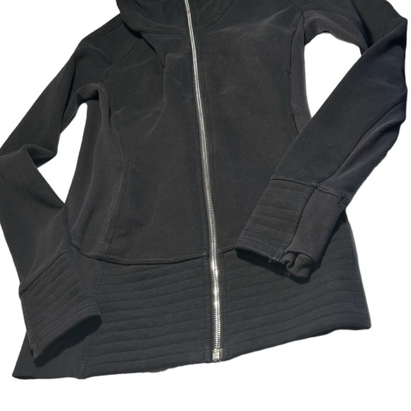 Lululemon Black Radiant Full Zip Jacket Sz 4 - Picture 4 of 14